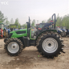 Cheap 80hp Agricultural 4 Wheel Tractor Deutz Fahr Used Tractor with Roof