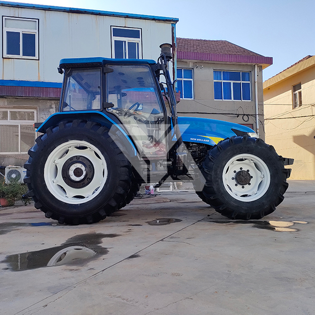 Used New Holland SNH1004 100hp Tractor 4wd With Sunshade And Agricultural Equipment